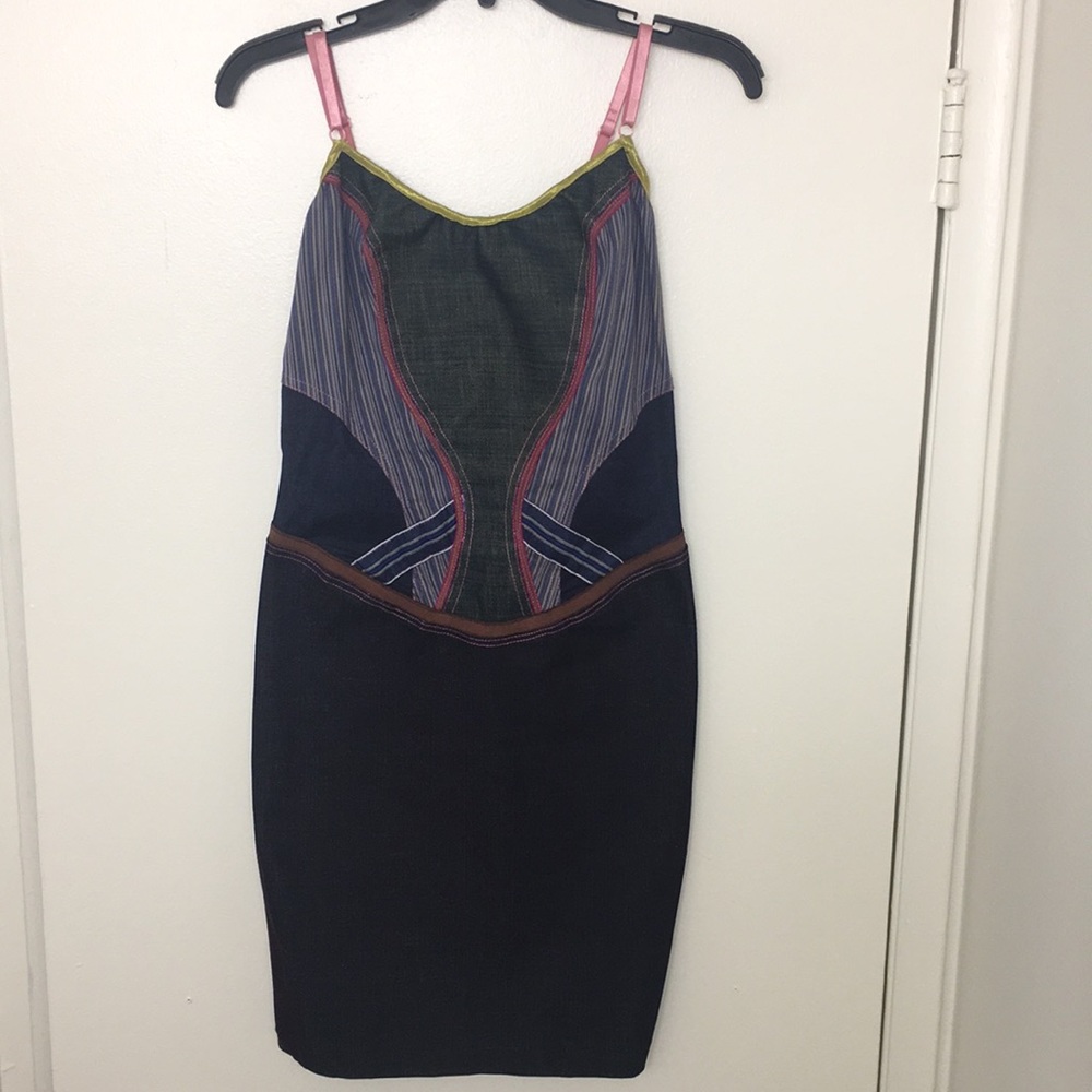 Denim stretch dress